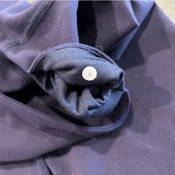 Lululemon Wunder Under Leggings, Blue, Women's Size 4 - Picture 3 of 5